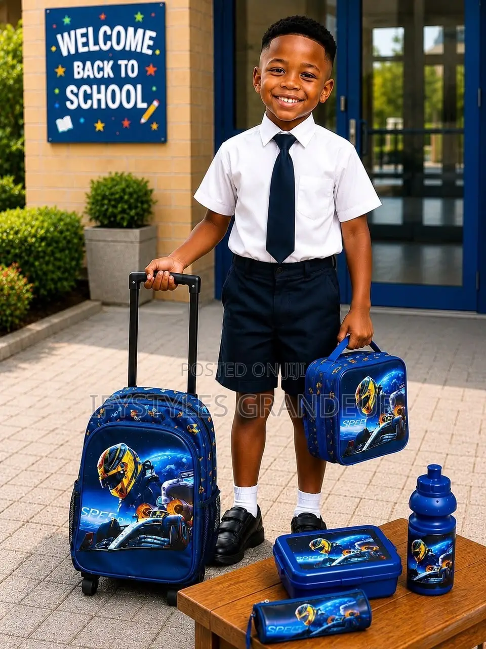 5 Pieces Luxury Complete School Set