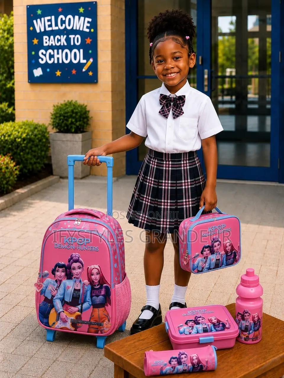 5 Pieces Luxury Complete School Set