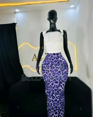 Pattern Maxi Skirt