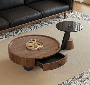 Wood to Glass 2in1 Center Table