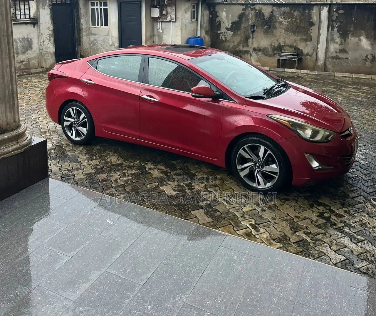 Hyundai Elantra 2015 Red