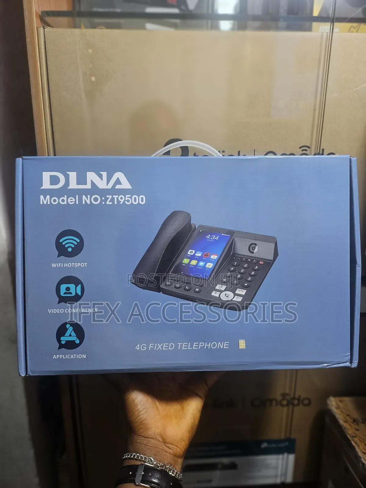 New Mobile Phone Blue