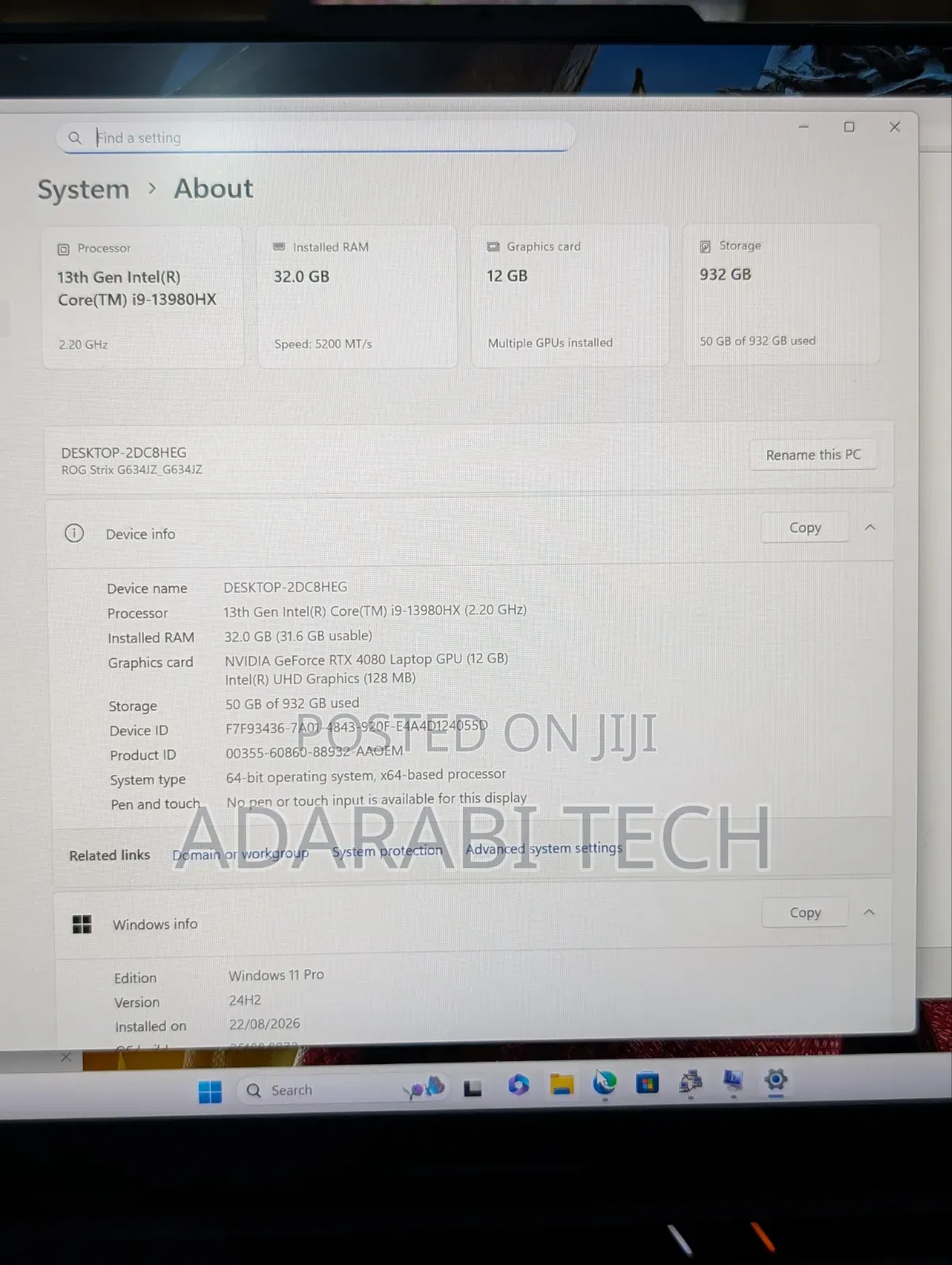 Laptop Asus ROG Zephyrus G16 32GB Intel Core i9 SSD 1T