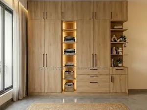 Wardrobe and Shelves