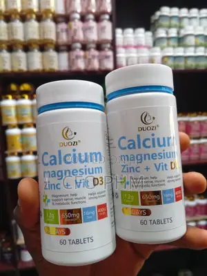 Calcum Magnesium Zinc and D3