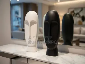 Modern Face Sculpture Home Decor – Luxury Decorative Piece