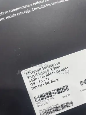 New Microsoft Surface Pro 1 TB Black