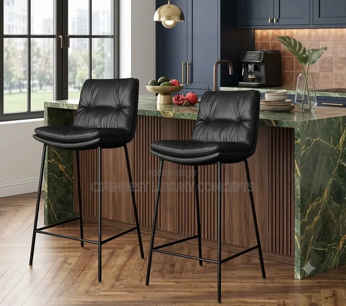 Luxury Bar/Kitchen Chairs/Stools With Leather