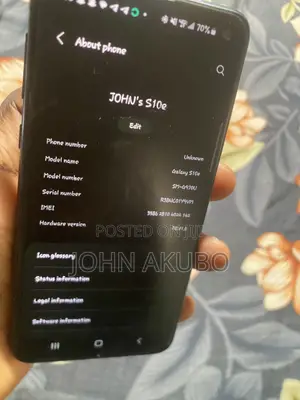 Samsung Galaxy S10e 128 GB Black