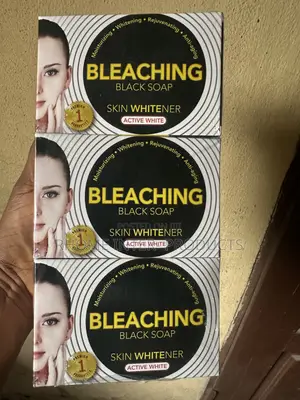 Bleaching Black Soap ( Skin Whitener, Active White)