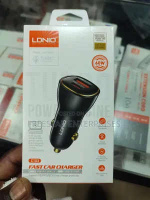 60W PD QC Super Fast Car Charger C103