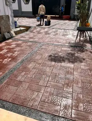 Coffee Brown Acylic Polish Paint ,Cement ,Leveling Compound
