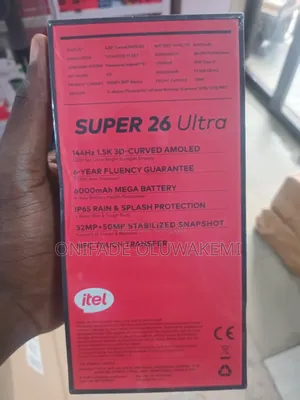 New Itel S26 Ultra 256 GB