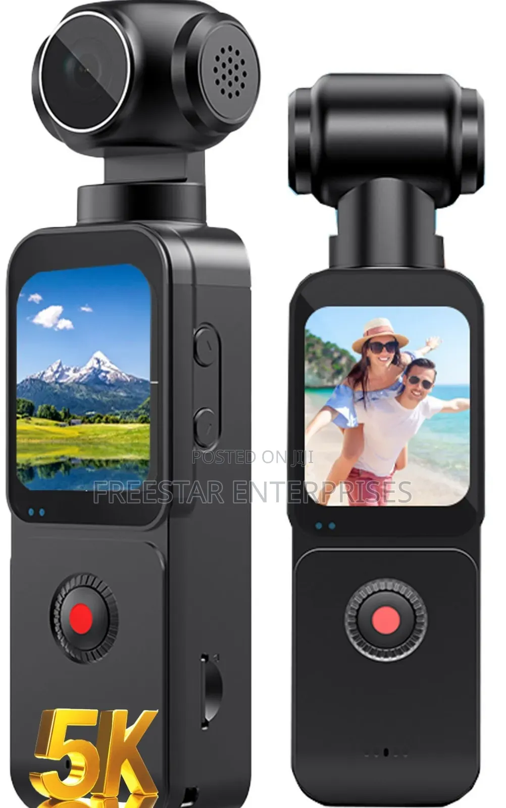 Vlogging Camera, Pocket Action Camera.