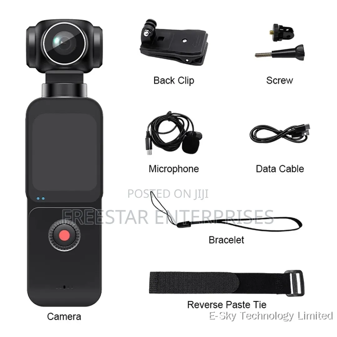 Vlogging Camera, Pocket Action Camera.