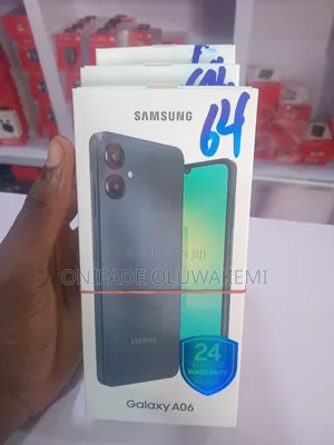 New Samsung Galaxy A06 64 GB Black