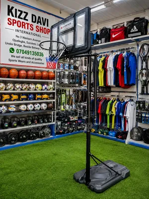 American Fitness 10 Feet Adjustable Basketball Stand