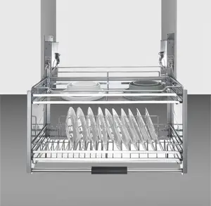 Pull-Down Elevator Plate Rack