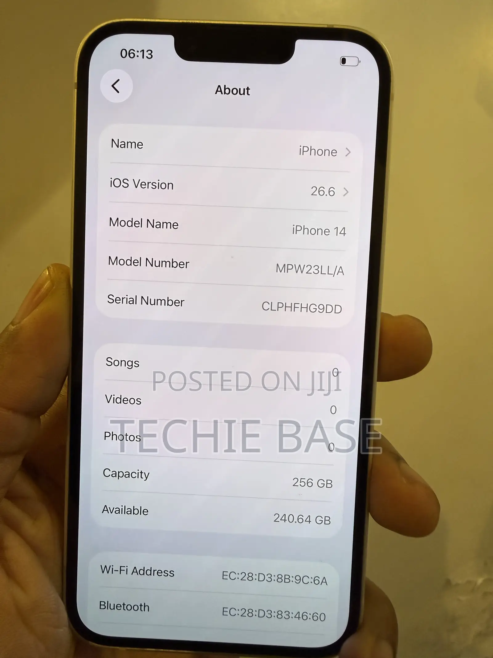 Apple iPhone 14 256 GB White
