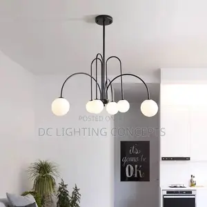 Modern Minimalist Art Sphere Nordic Pendant Chandelier.