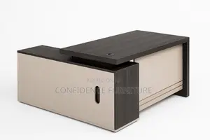 Executive Table With Extension Cupboard