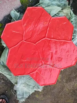 Round Stone ,Concrete Rubber Stamped Mold