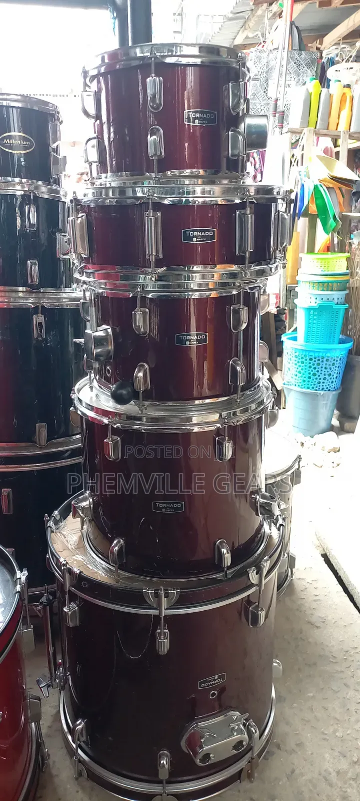 Tornado Mapex 5set Uk Used Drums