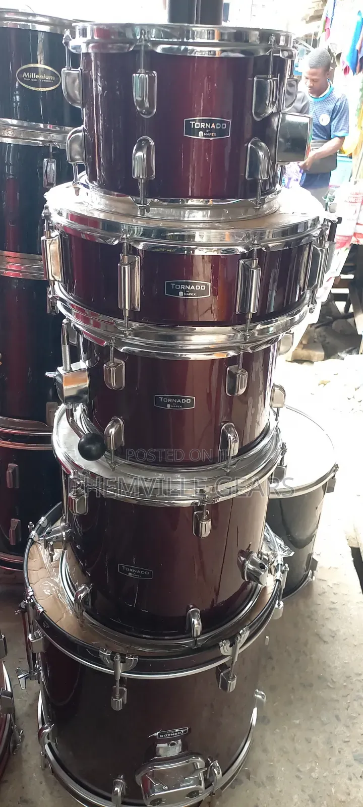 Tornado Mapex 5set Uk Used Drums