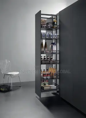 Magic Corner Built in Pantry – 6 Layers (Gray)