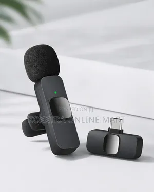 Wireless Single Lapel Microphone With Type-C Receiver