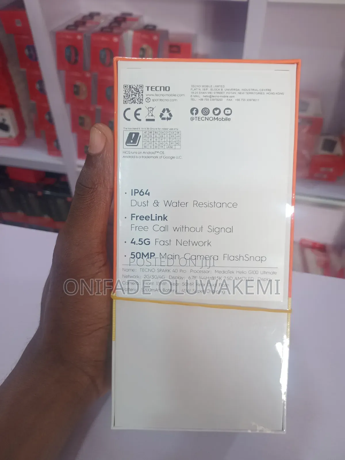 New Tecno Spark 40 Pro 128 GB
