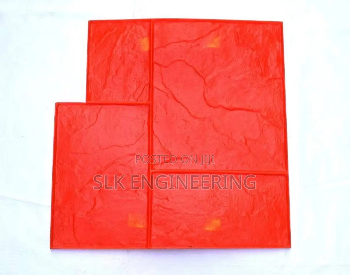 Large Ashler ,Red Slate Rubber Mould