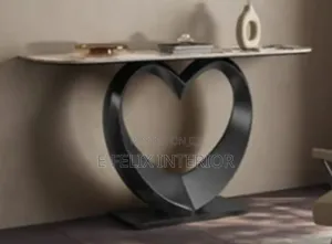 Exotic Black Base Console Table