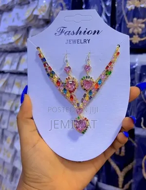 Multicolor 2 Set Necklace and Earrings