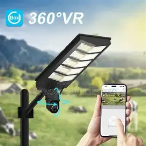 500w Solar Street Light Camera. Full Color Vu