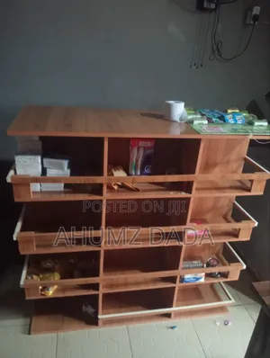 Large Wooden Shop Display Shelves
