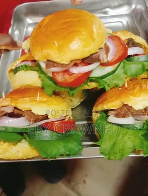 Meat and Chicken Burger