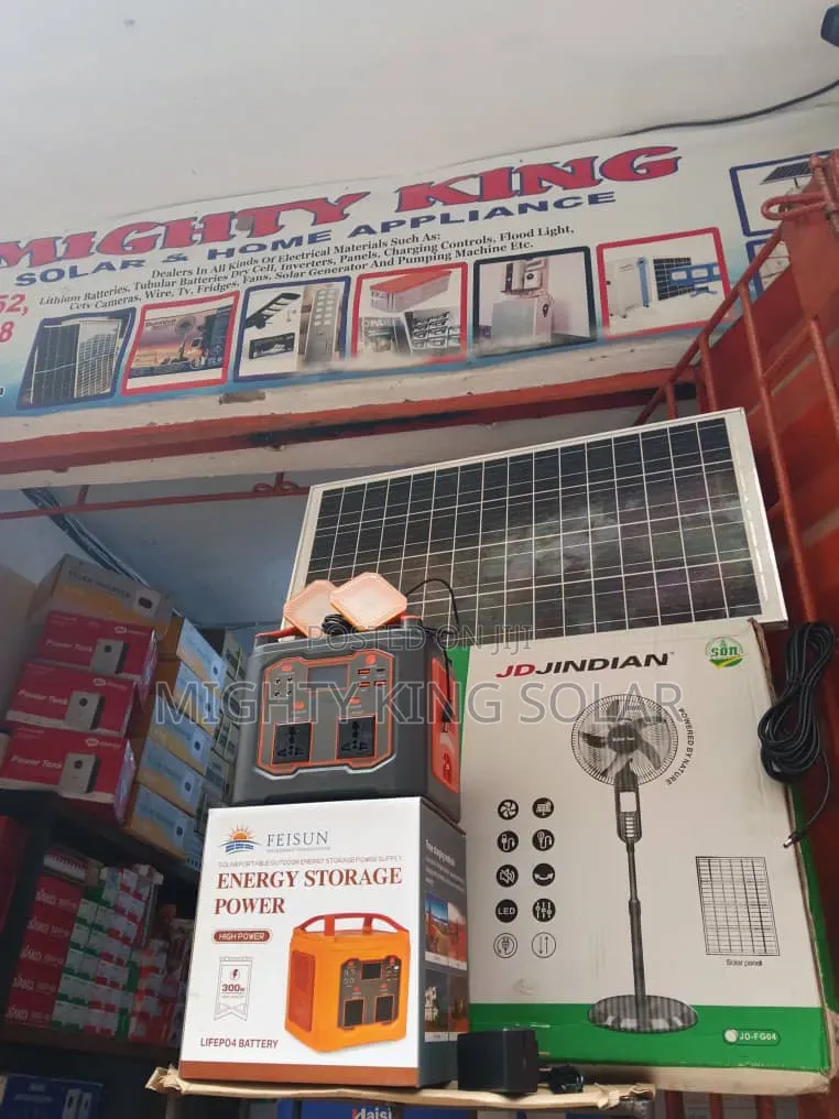 300w Complet Solar Generator With Fan