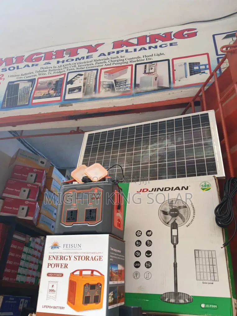 300w Complet Solar Generator With Fan