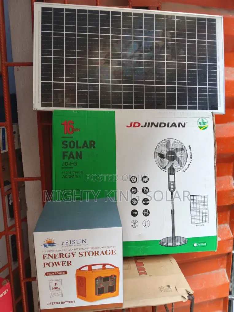 300w Complet Solar Generator With Fan