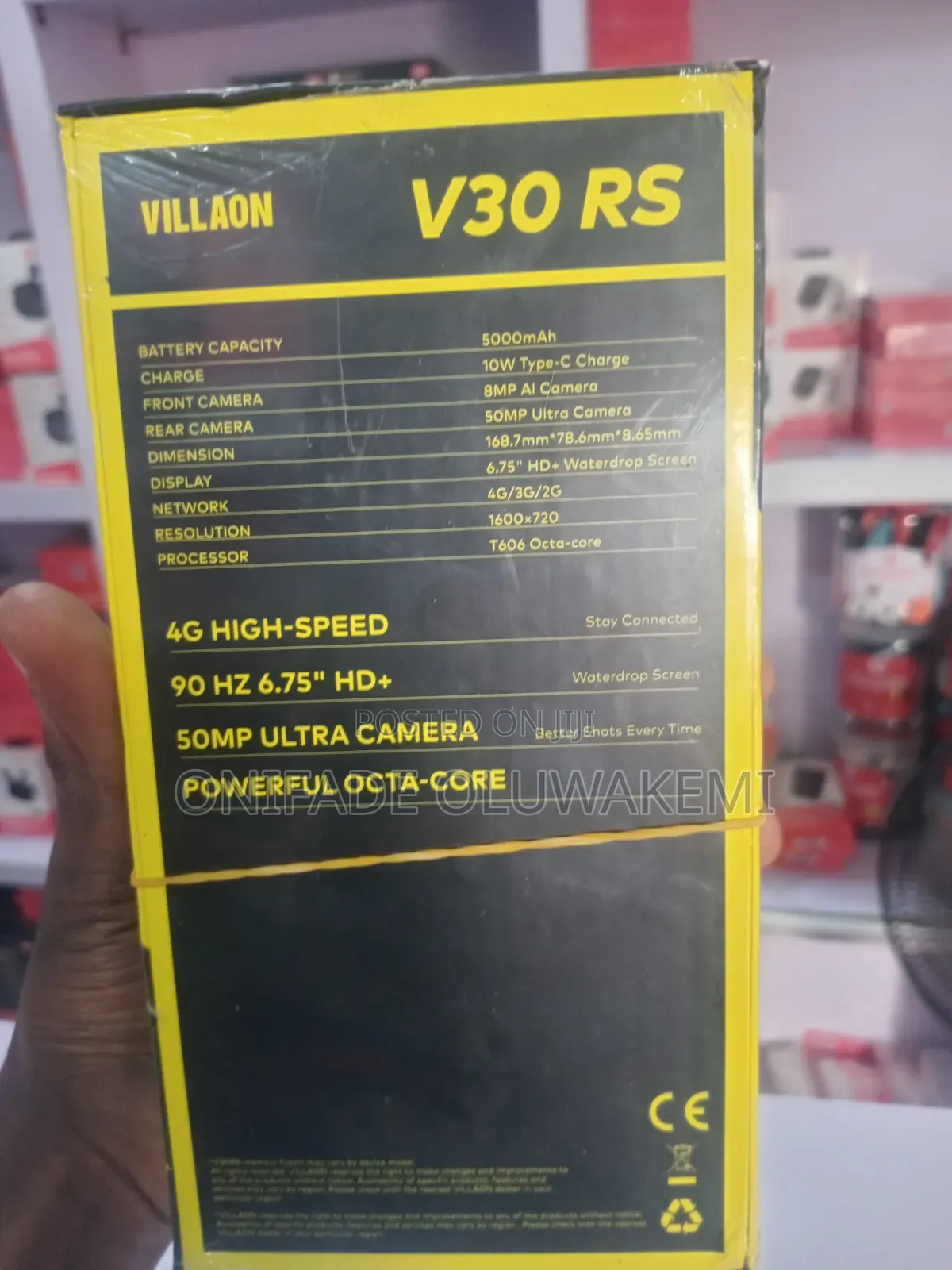 New Villaon V30 128 GB Black