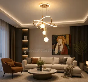 Modern LED Chandelier, Suitable for Living Room, Kitchen, and Bedroom,