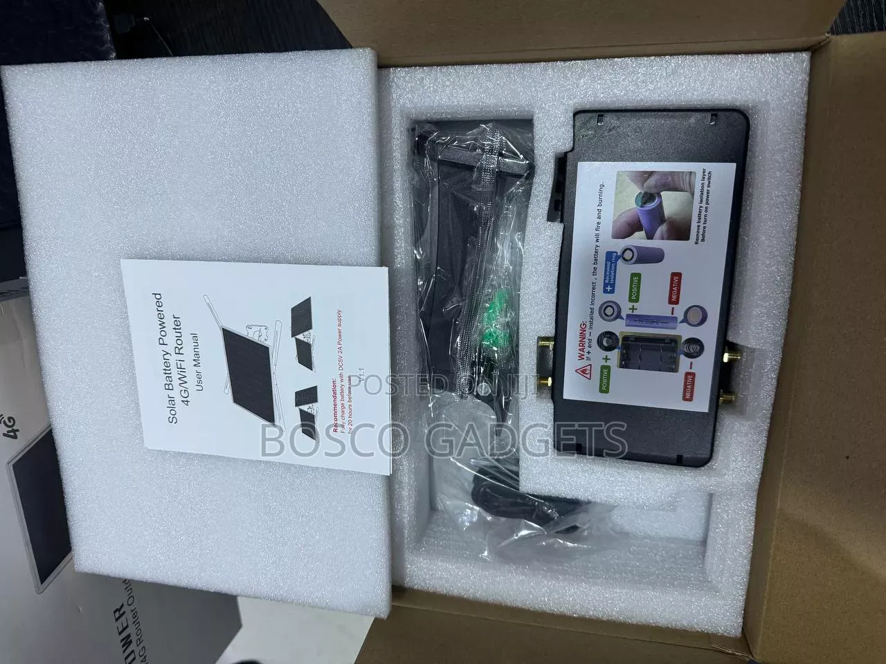 Solar-Powered 4G LTE Wireless Router