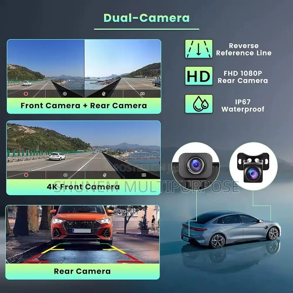 Apple Carplay and Android Auto Wireless Car Screen