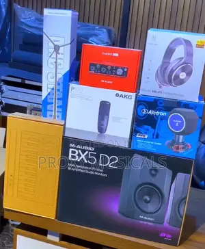 Scarlett 2i2, BX5D2 Monitor, MVave SMK25 MIDI, AKG P120,Studio Headset