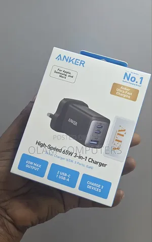 Anker High-Speed 65w 3-in-1 Charger