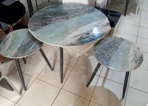 Center Table With Two Side Tables