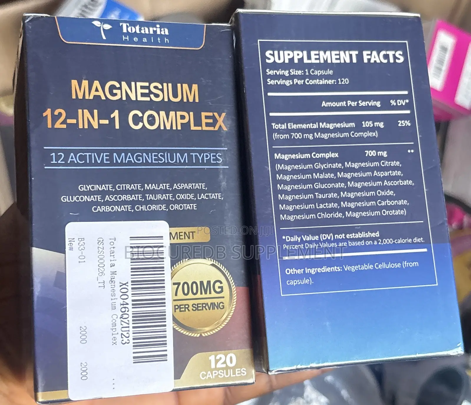 Totaria Magnesium Complex 700mg 12-in-1 Magnesium
