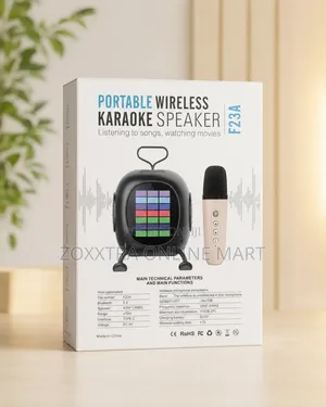 Portable Wireless Karaoke Speaker With Microphone