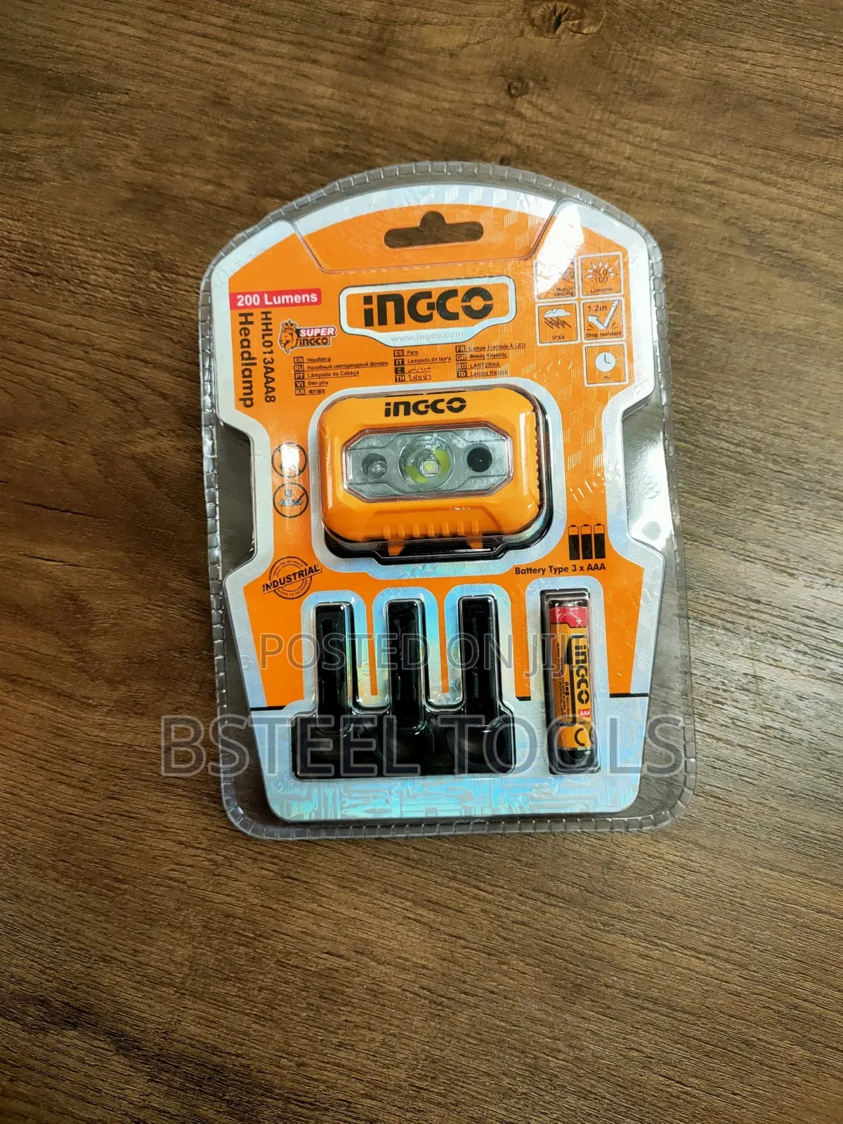 INGCO Head Lamp – Rechargeable LED Headlight